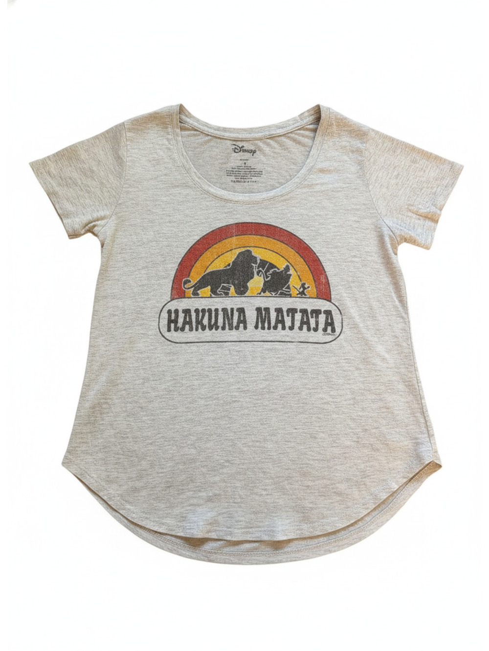 Disney Hakuna Matata Graphic T-Shirt Size Small